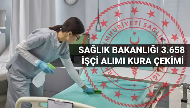 Sağlık Bakanlığı 2025'te 3.658 İşçi Alımı İçin Kura Tarihlerini Açıkladı!
