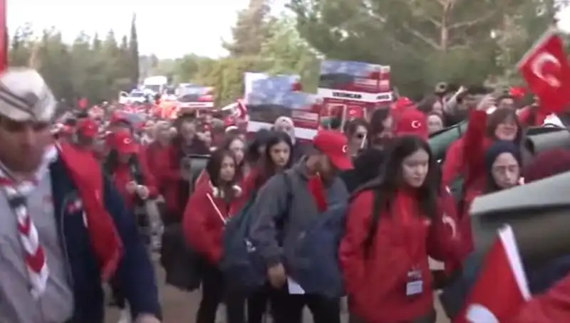 Çanakkale Zaferi'nin 110. Yıldönümünde 57. Alay Vefa Yürüyüşü Heyecanı