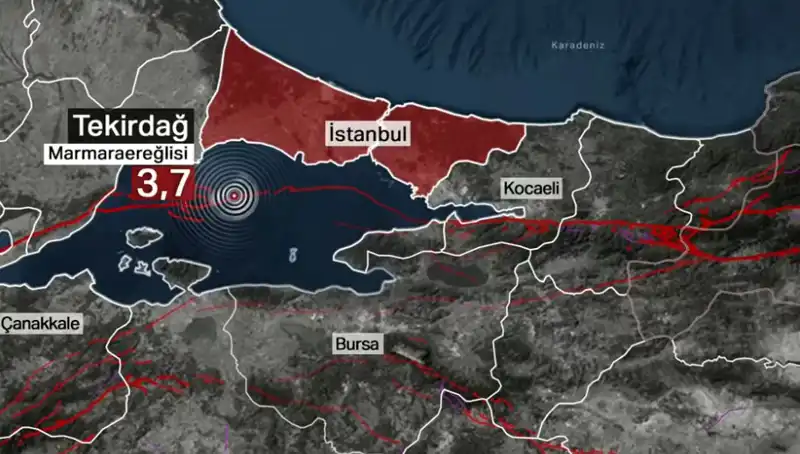 Marmara Denizi’nde 3,7 Büyüklüğünde Deprem: Gelişmeler ve Son Durum