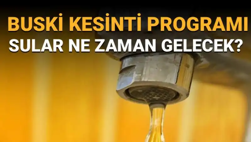 Bursa Nilüfer'de Su Kesintileri Ne Zaman Bitecek? BUSKİ Açıklama Yayımladı