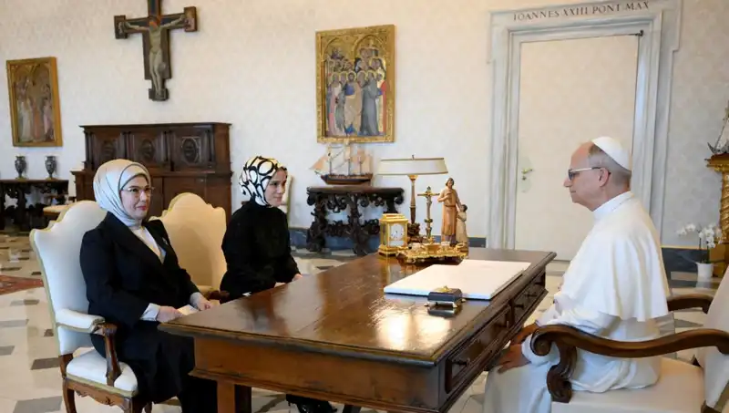 Emine Erdoğan ve Papa Leo: Gazze'nin Geleceği Üzerine Kritik Görüşme