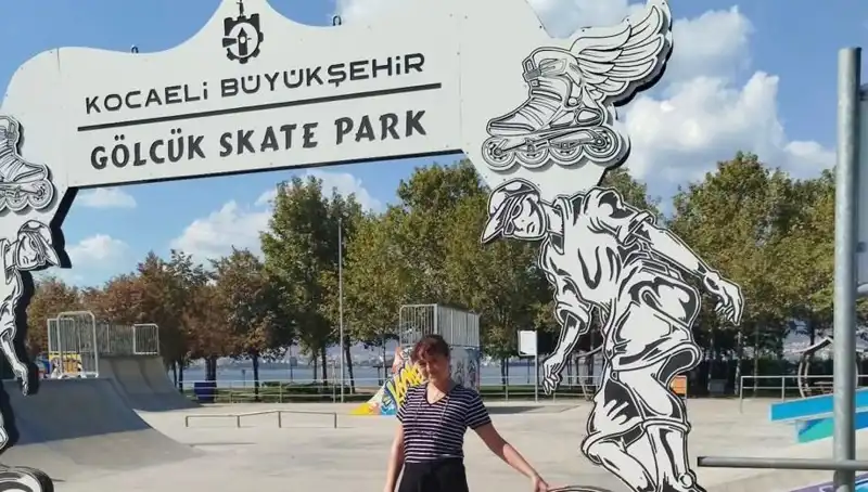Kocaeli’deki Kaykay Parkı’na Dünya Şampiyonu Mattia Ahmet Minguzzi'nin İsmi Verildi